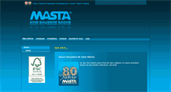 Desktop Screenshot of masta-cleaning.com